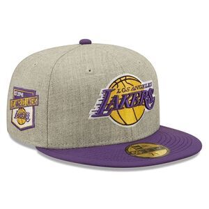 New Era Los Angeles Lakers 59FIFTY Fitted Hat Cap Size 7 1/2